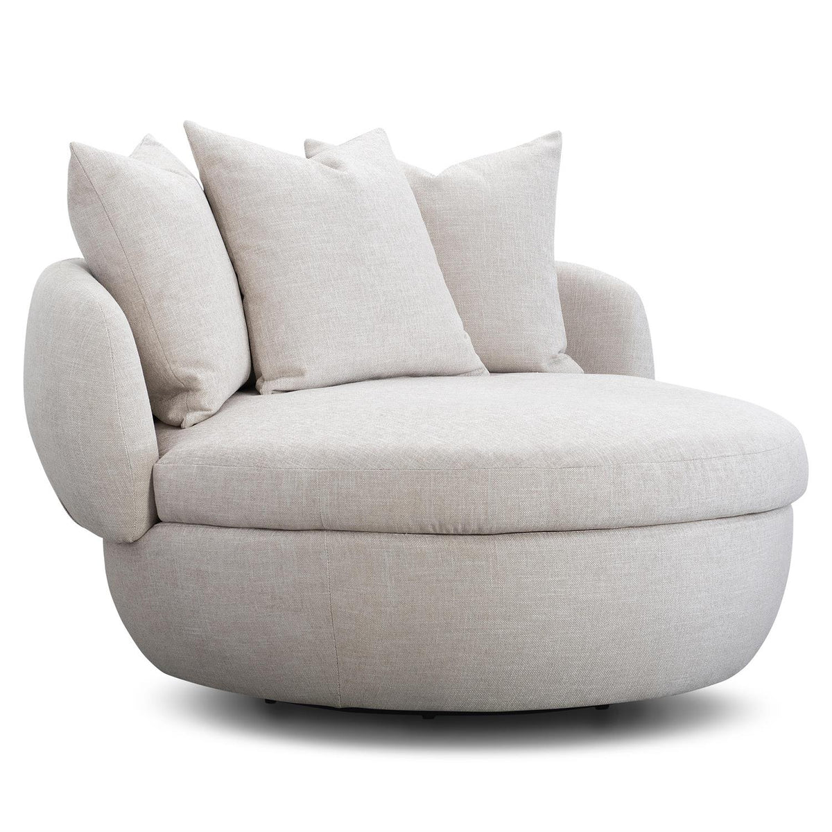 Ollie Fabric Swivel Chair by Bernhardt