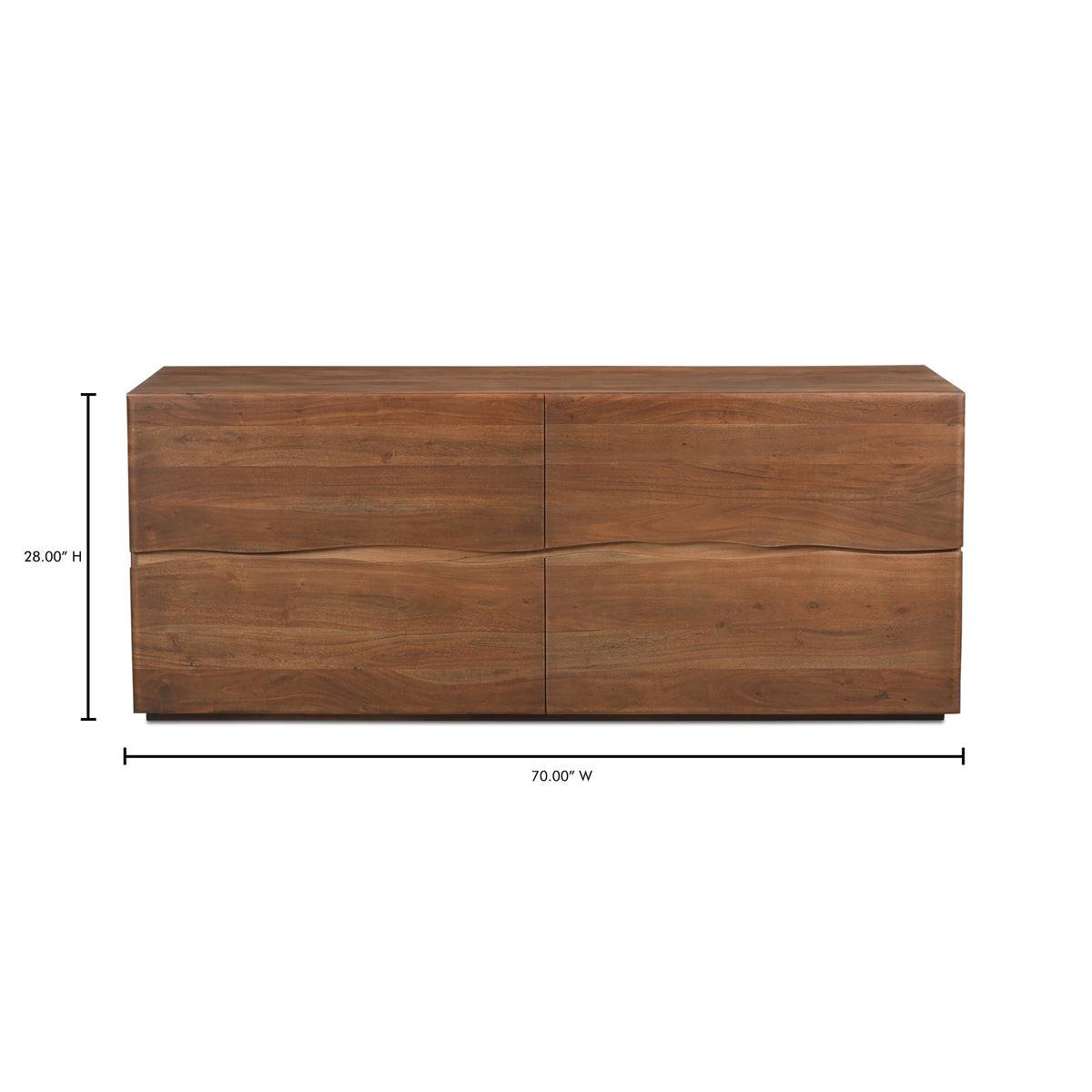 Watson 4 Drawer Dresser Brown by Moe's Home