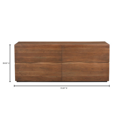 Watson 4 Drawer Dresser Brown by Moe's Home
