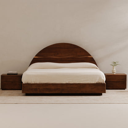 Watson Queen Bed Brown