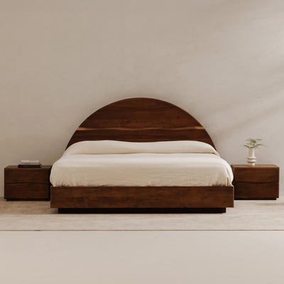 Watson King Bed Brown by Moe's Home