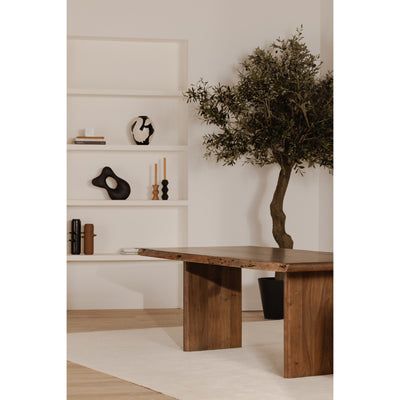 Lila Large Dining Table Brown by Moe's Home