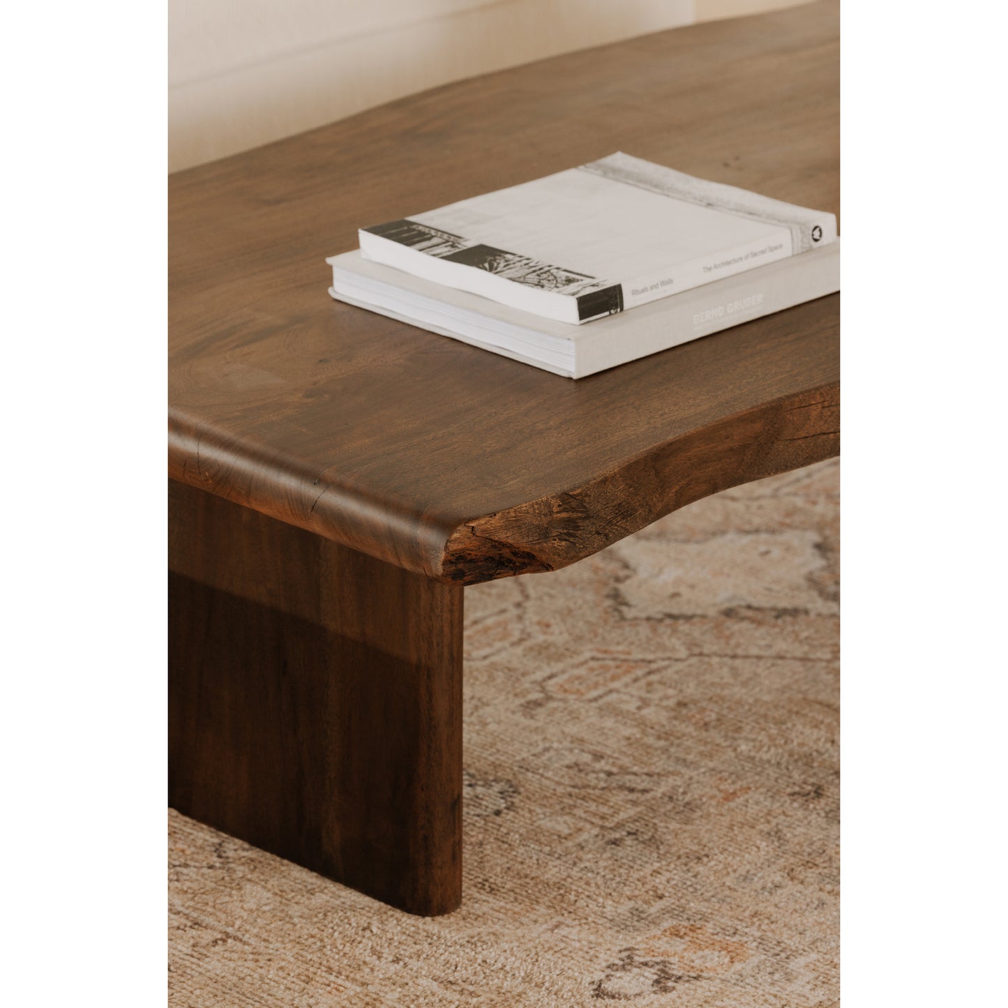 Lila Coffee Table Brown by Moe's Home