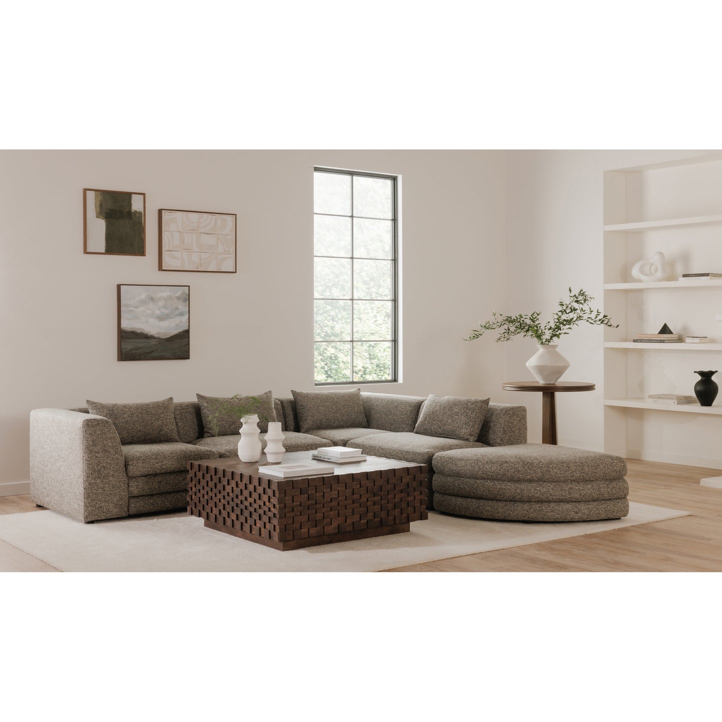 Easton Storage Coffee Table Brown by Moe's Home