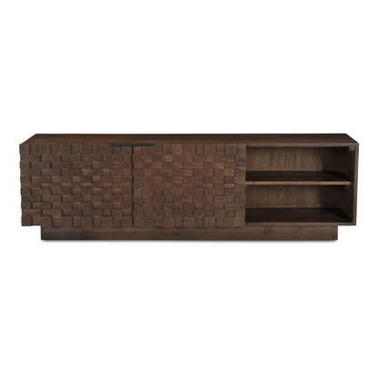 Easton Media Cabinet Brown | Brown