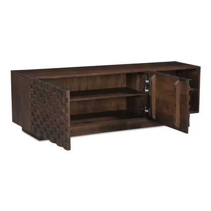 Easton Media Cabinet Brown