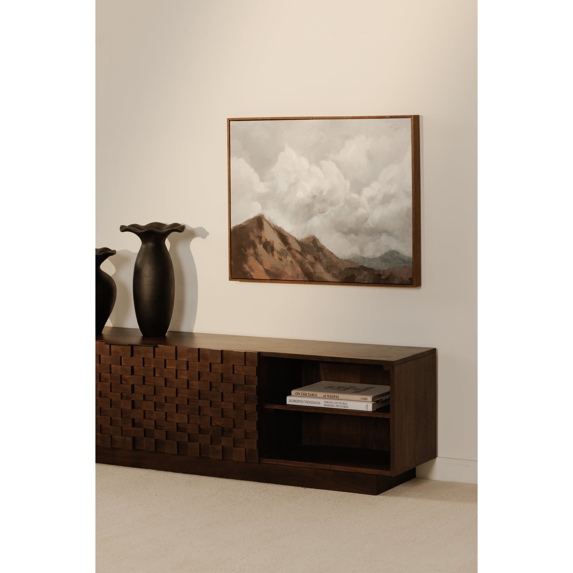 Easton Media Cabinet Brown