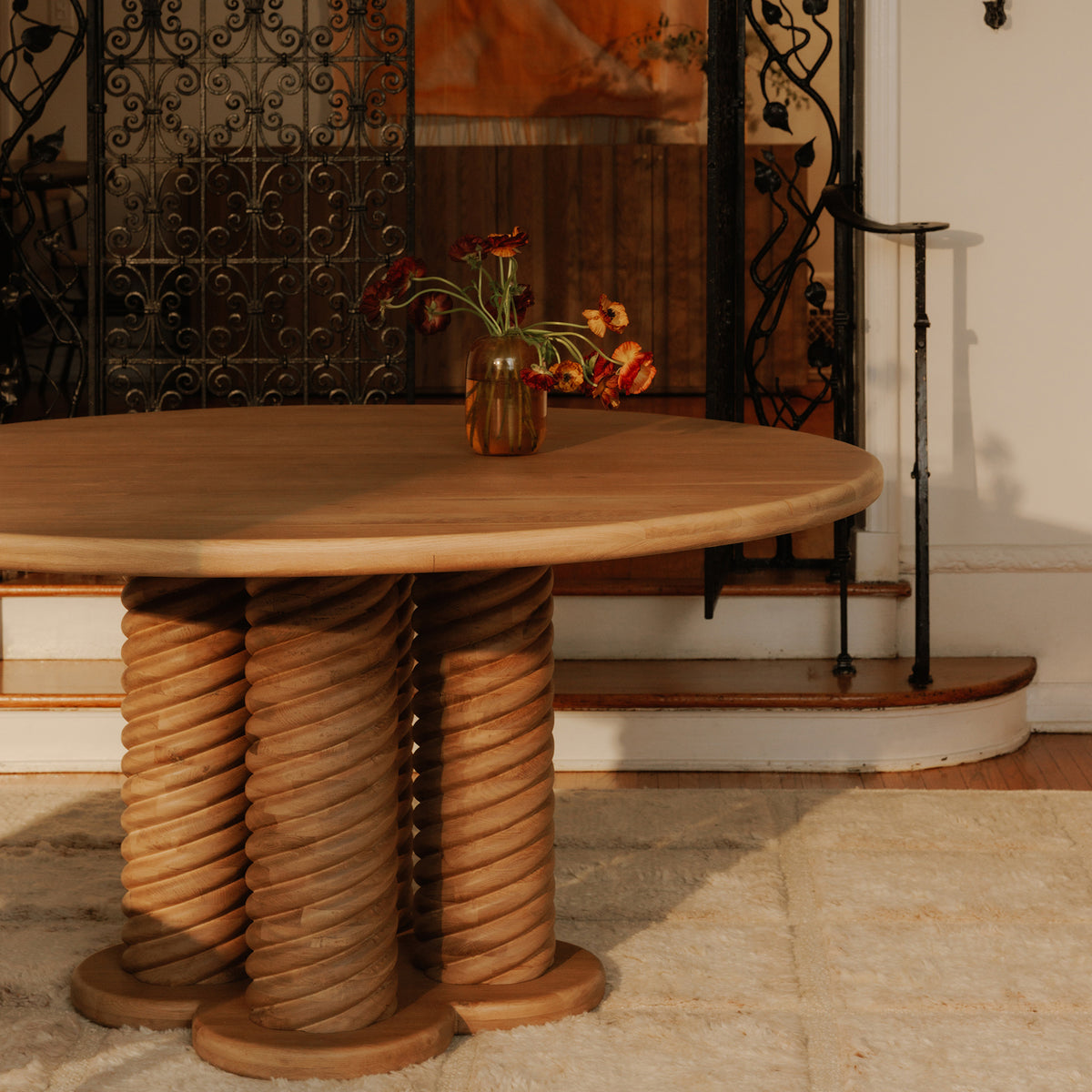 Treccia Round Dining Table by Moe's Home