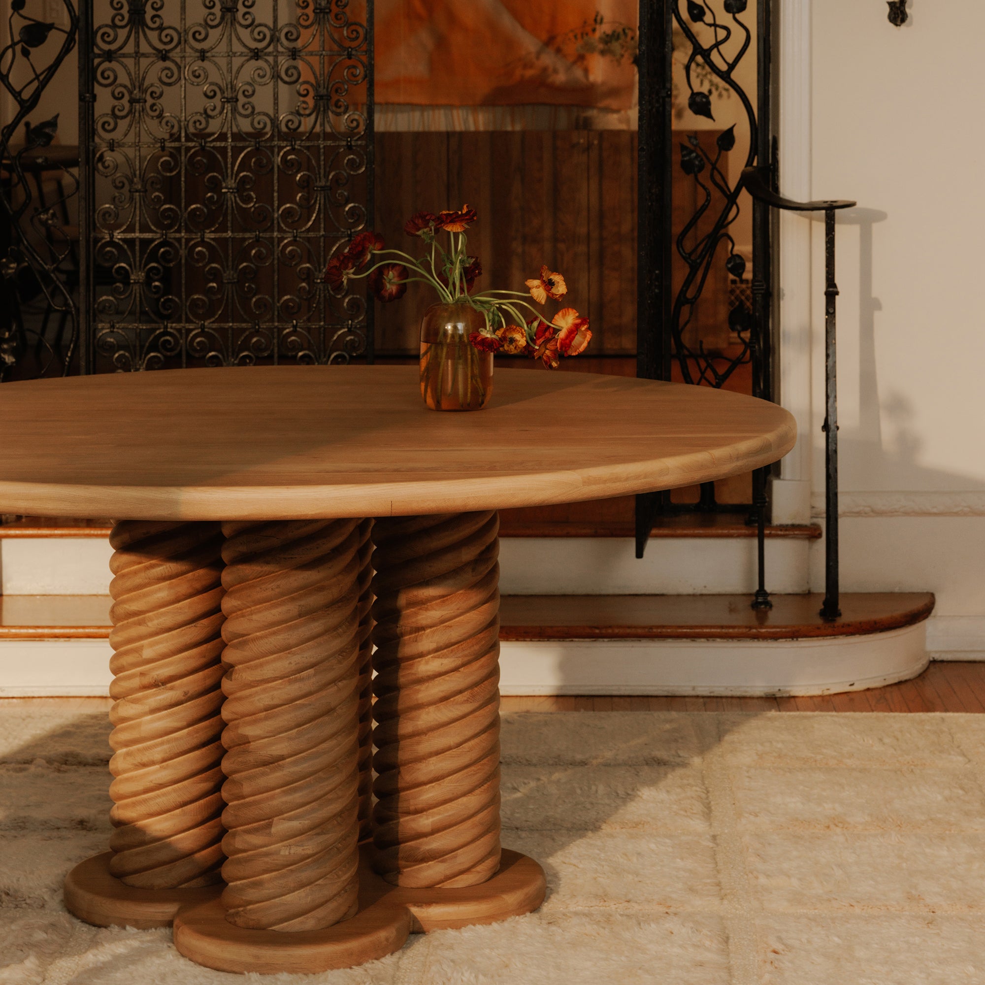 Treccia Round Dining Table by Moe's Home