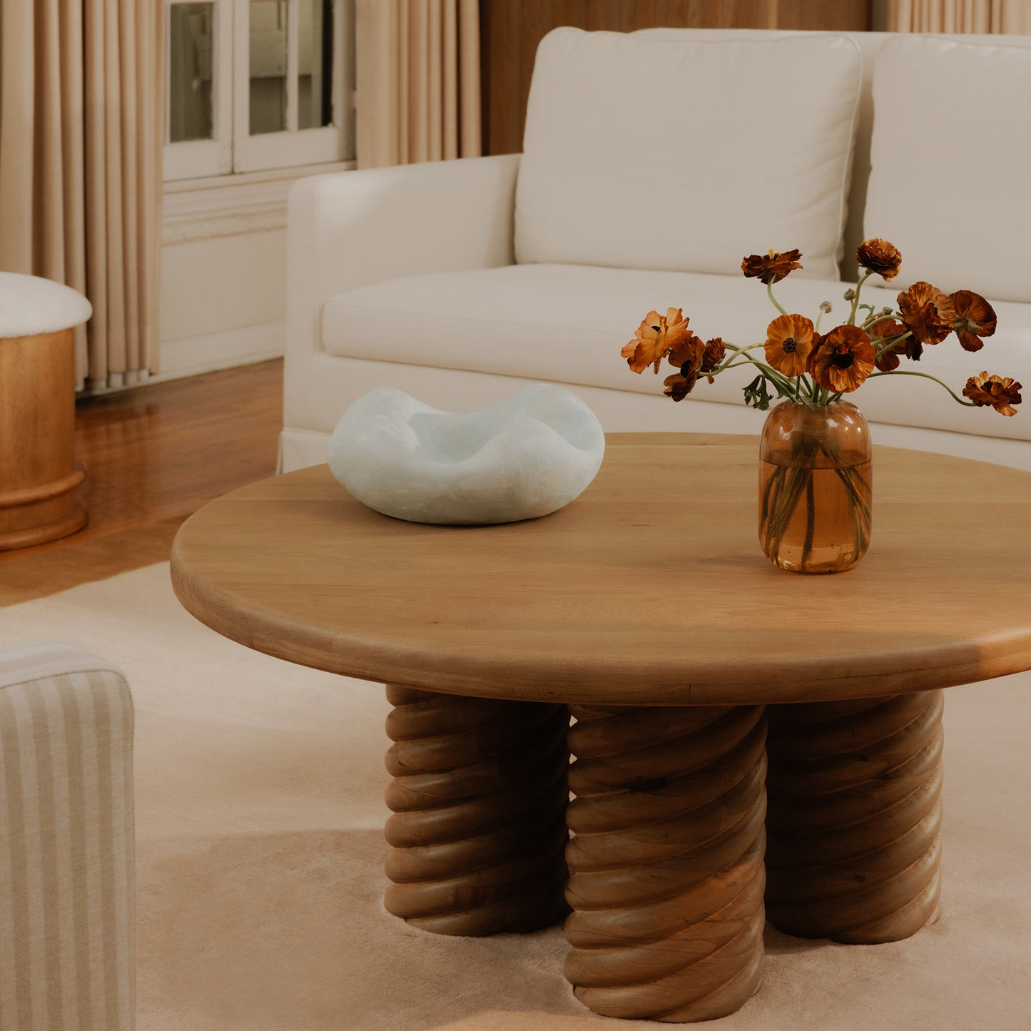Treccia Round Coffee Table by Moe's Home