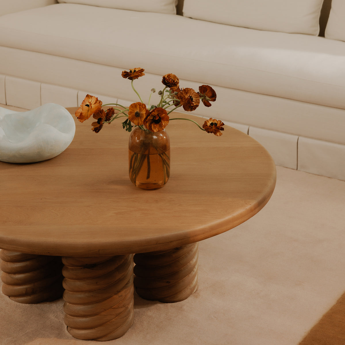 Treccia Round Coffee Table by Moe's Home