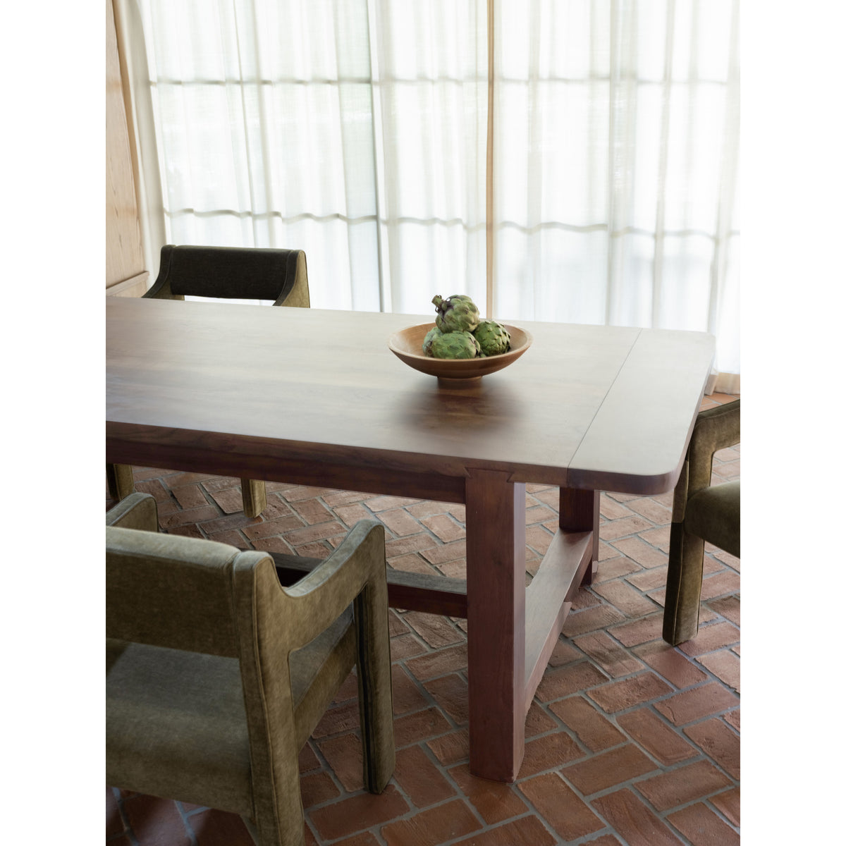 Wilson Dining Table Small Warm by Moe's Home