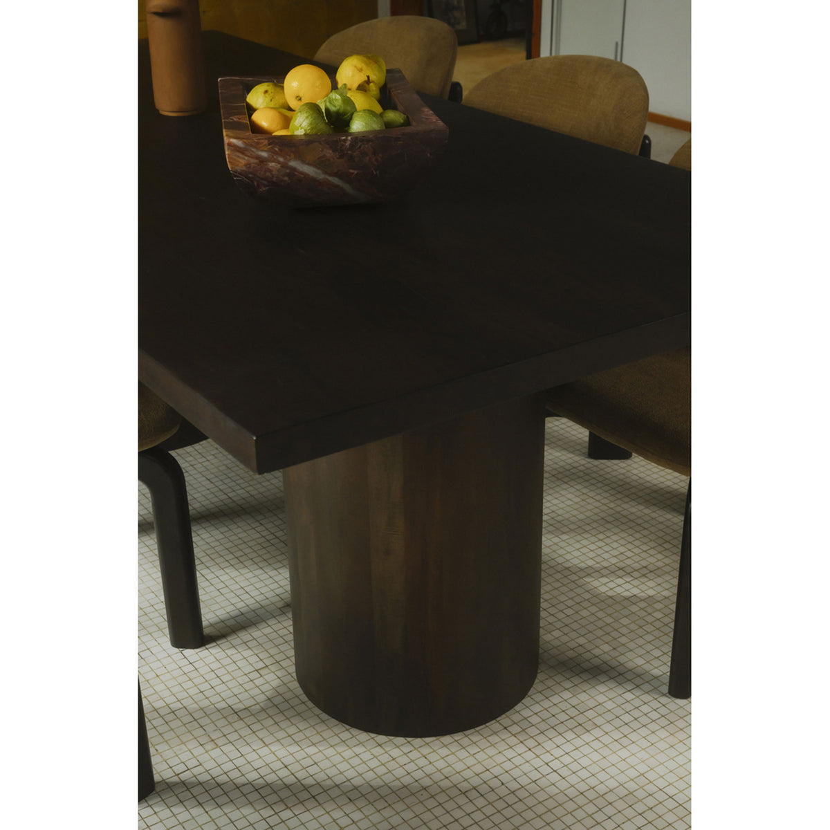 Hadley Dining Table Small Warm by Moe's Home