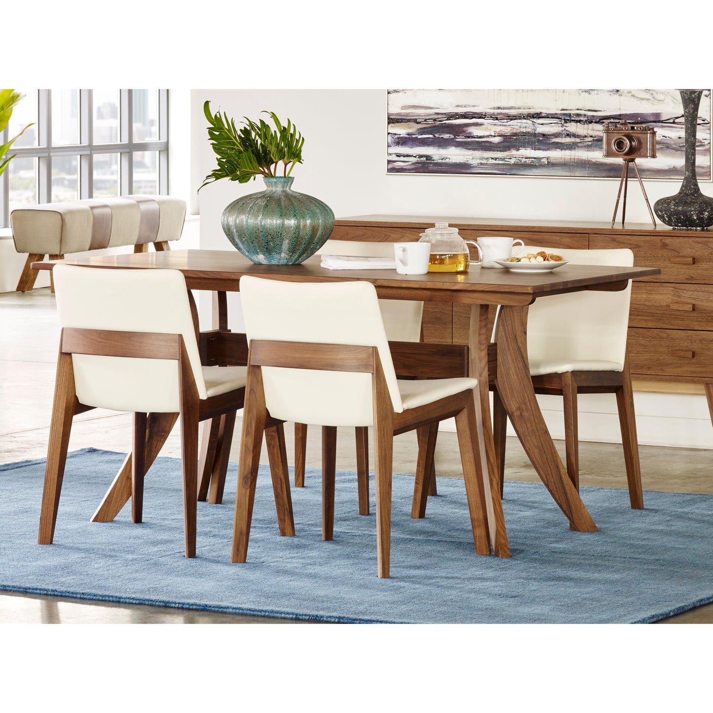 Florence Small Dining Table Brown by Moe's Home