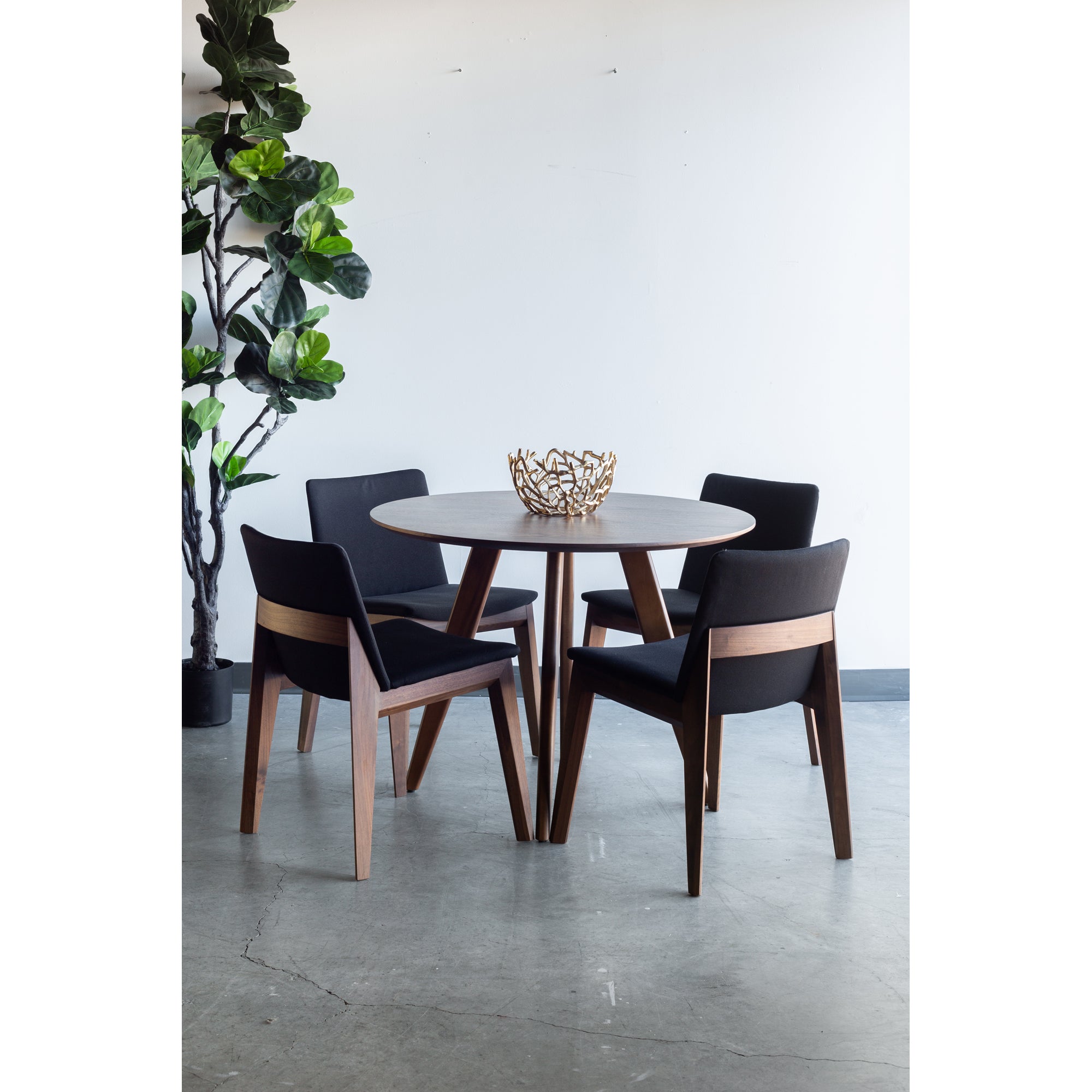 Deco Dining Chair Black- Set Of Two