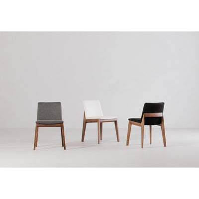 Deco Dining Chair Dark Grey - Set Of Two by Moe's Home