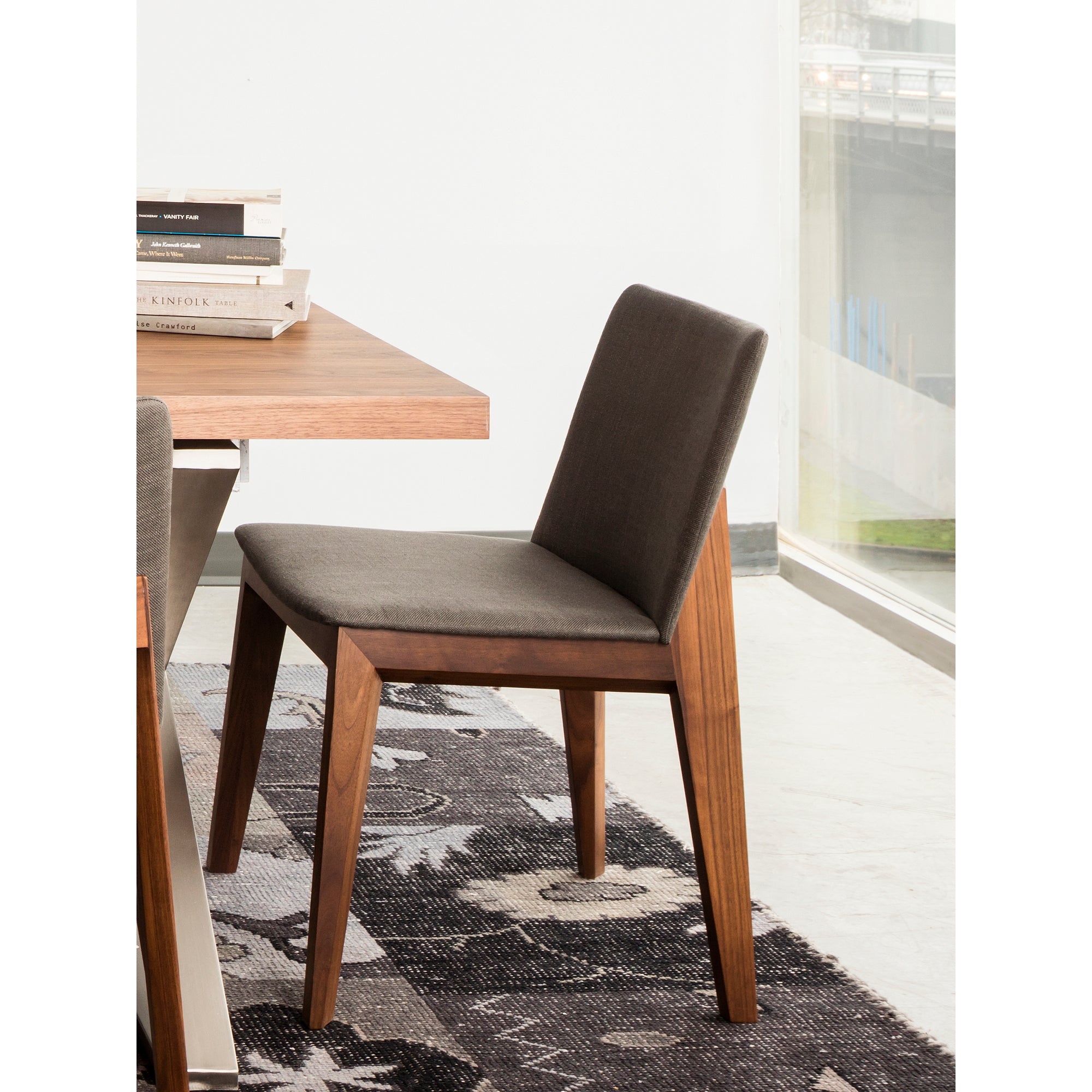 Deco Dining Chair Dark Grey - Set Of Two