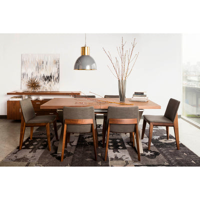 Deco Dining Chair Dark Grey - Set Of Two by Moe's Home