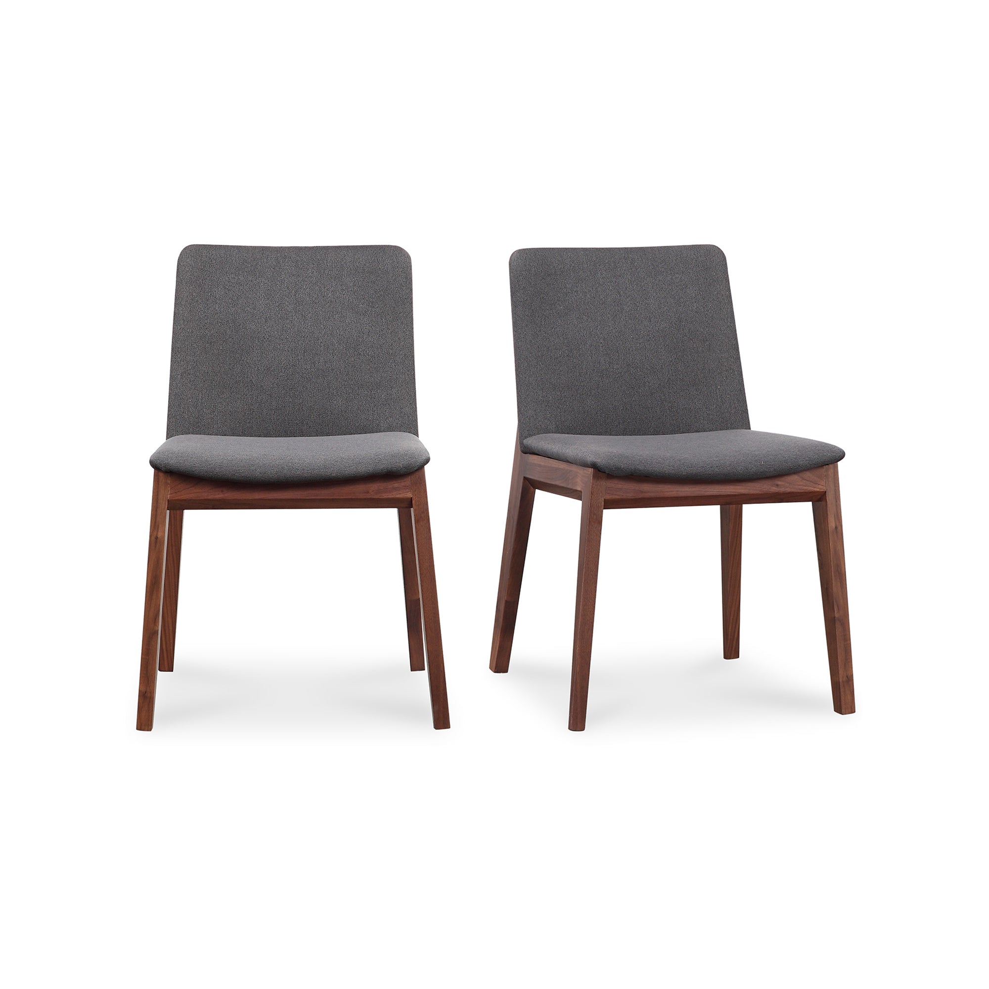 Deco Dining Chair Dark Grey   Set Of Two | Grey