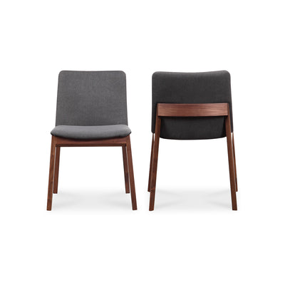 Deco Dining Chair Dark Grey - Set Of Two by Moe's Home