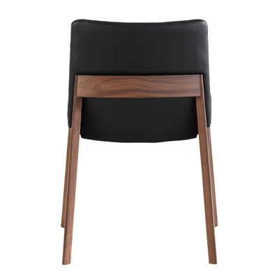 Deco Dining Chair Ebony PVC - Set Of Two by Moe's Home