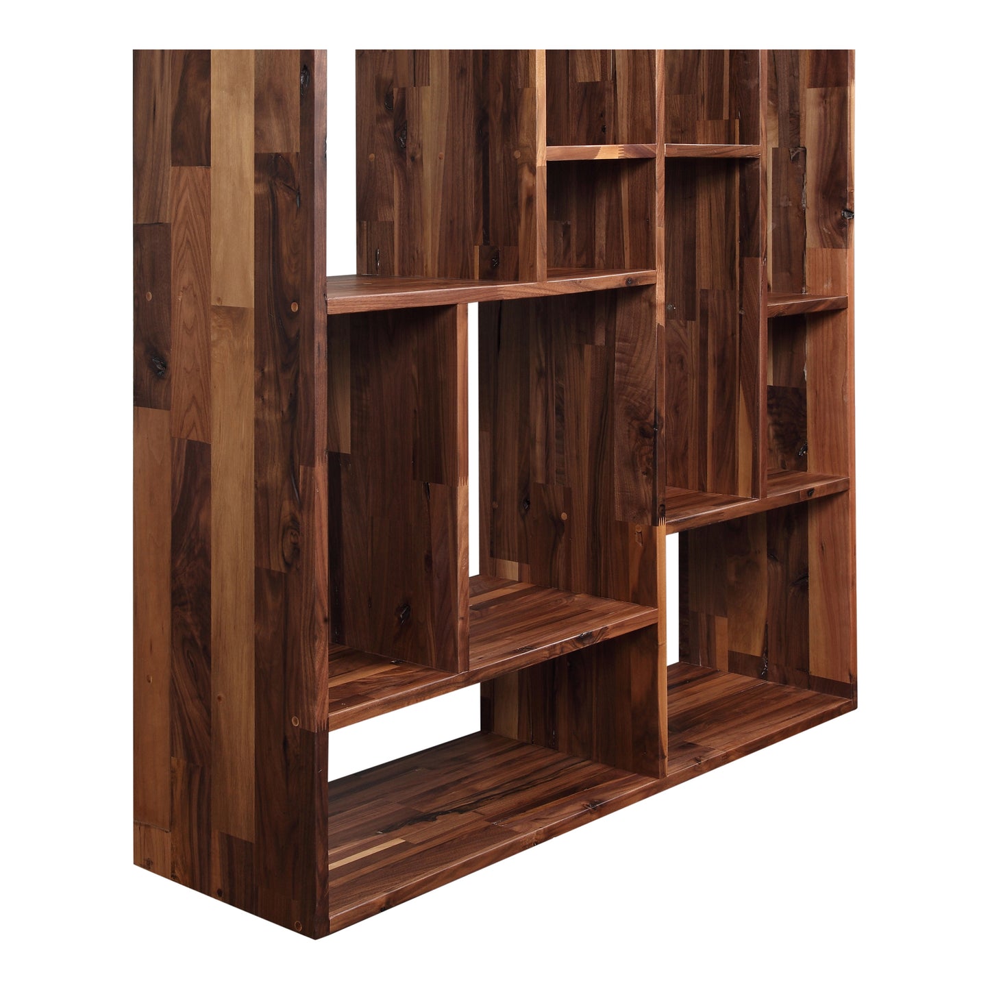 Redemption Shelf Walnut Brown by Moe's Home