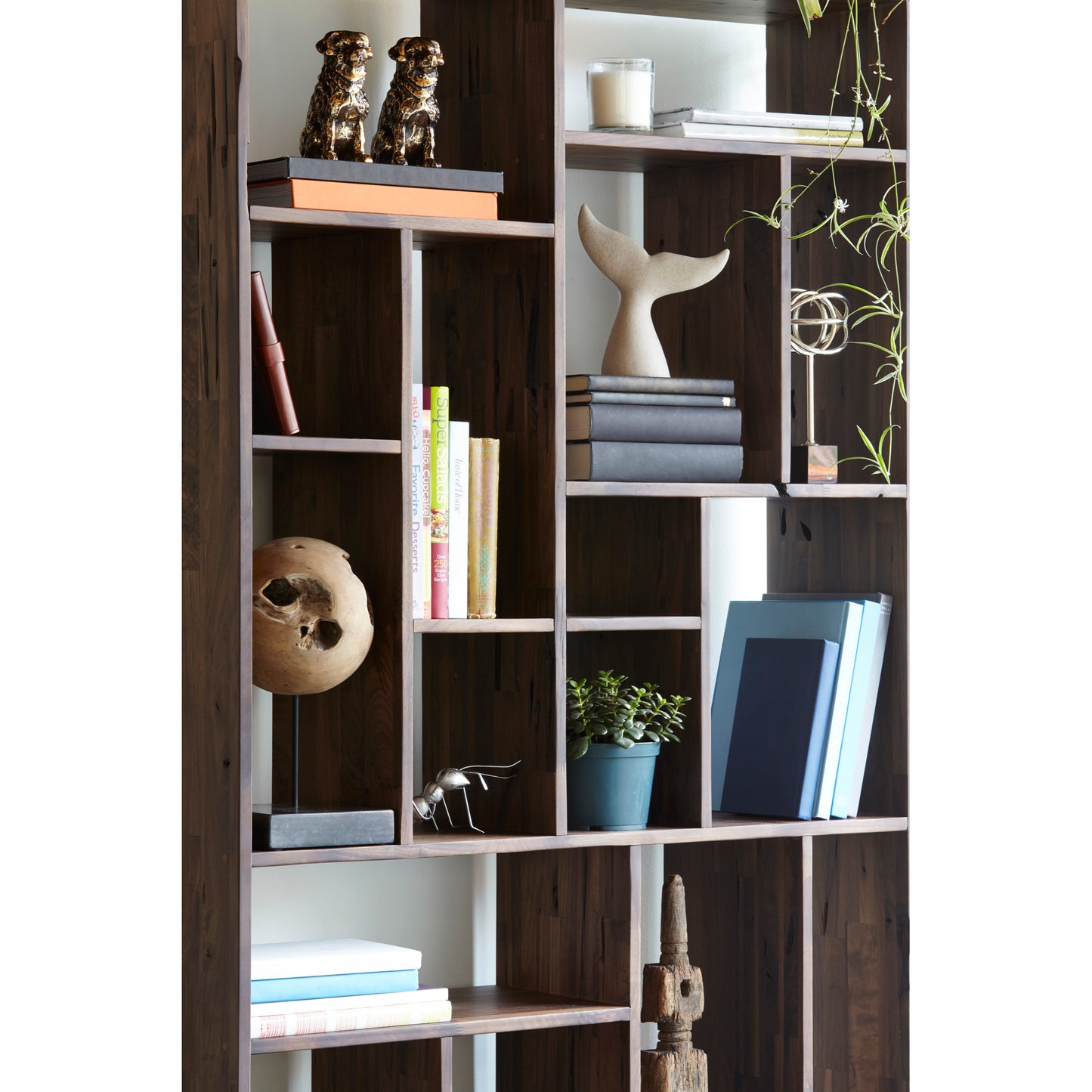 Redemption Shelf Walnut Brown by Moe's Home