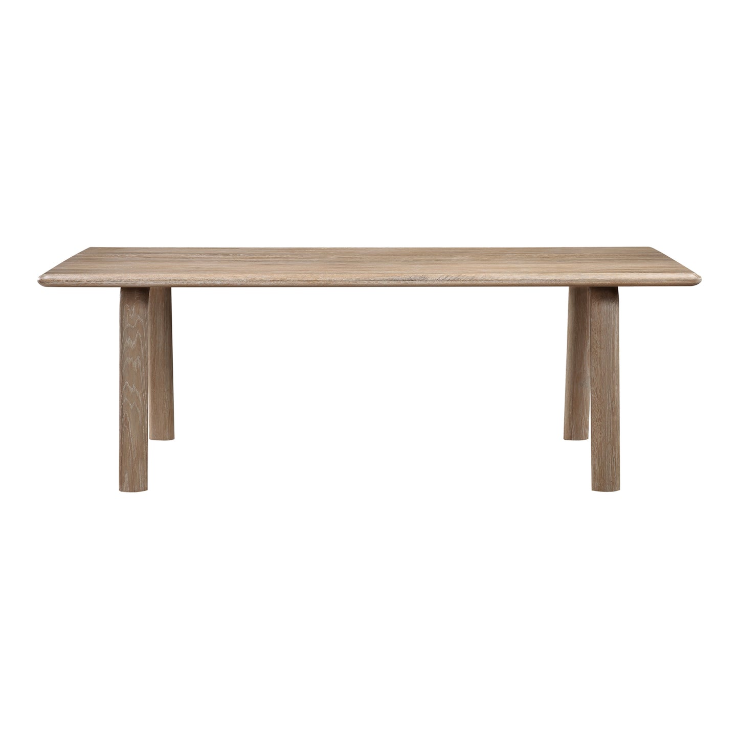 Malibu Dining Table Natural Oak by Moe's Home