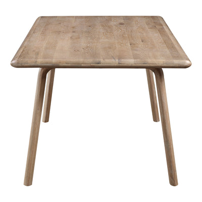 Malibu Dining Table Natural Oak by Moe's Home