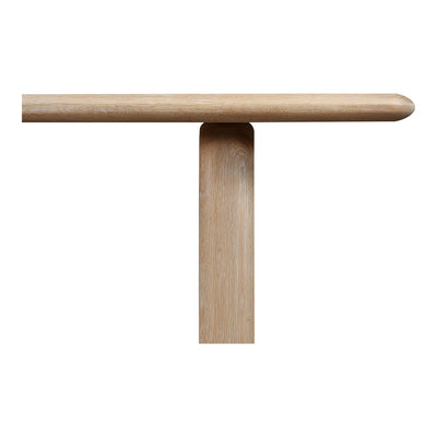 Malibu Dining Table Natural Oak by Moe's Home