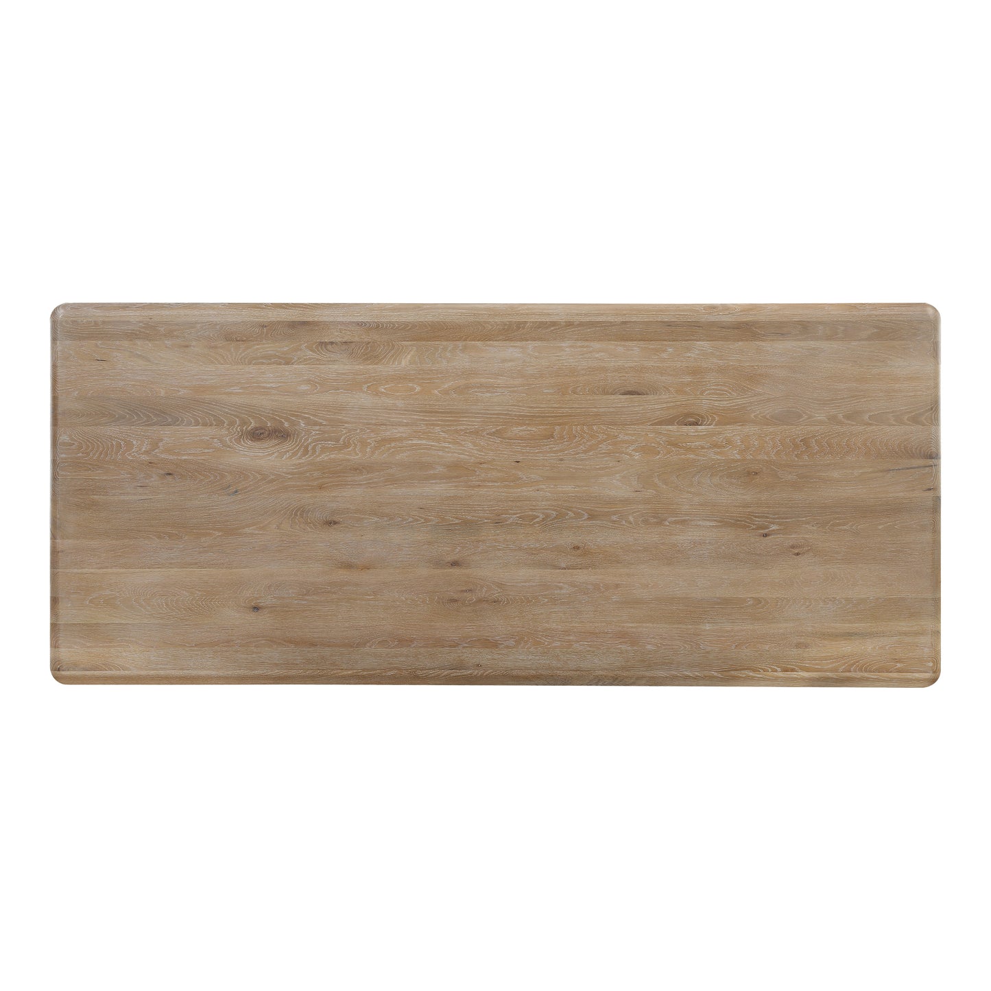 Malibu Dining Table Natural Oak by Moe's Home