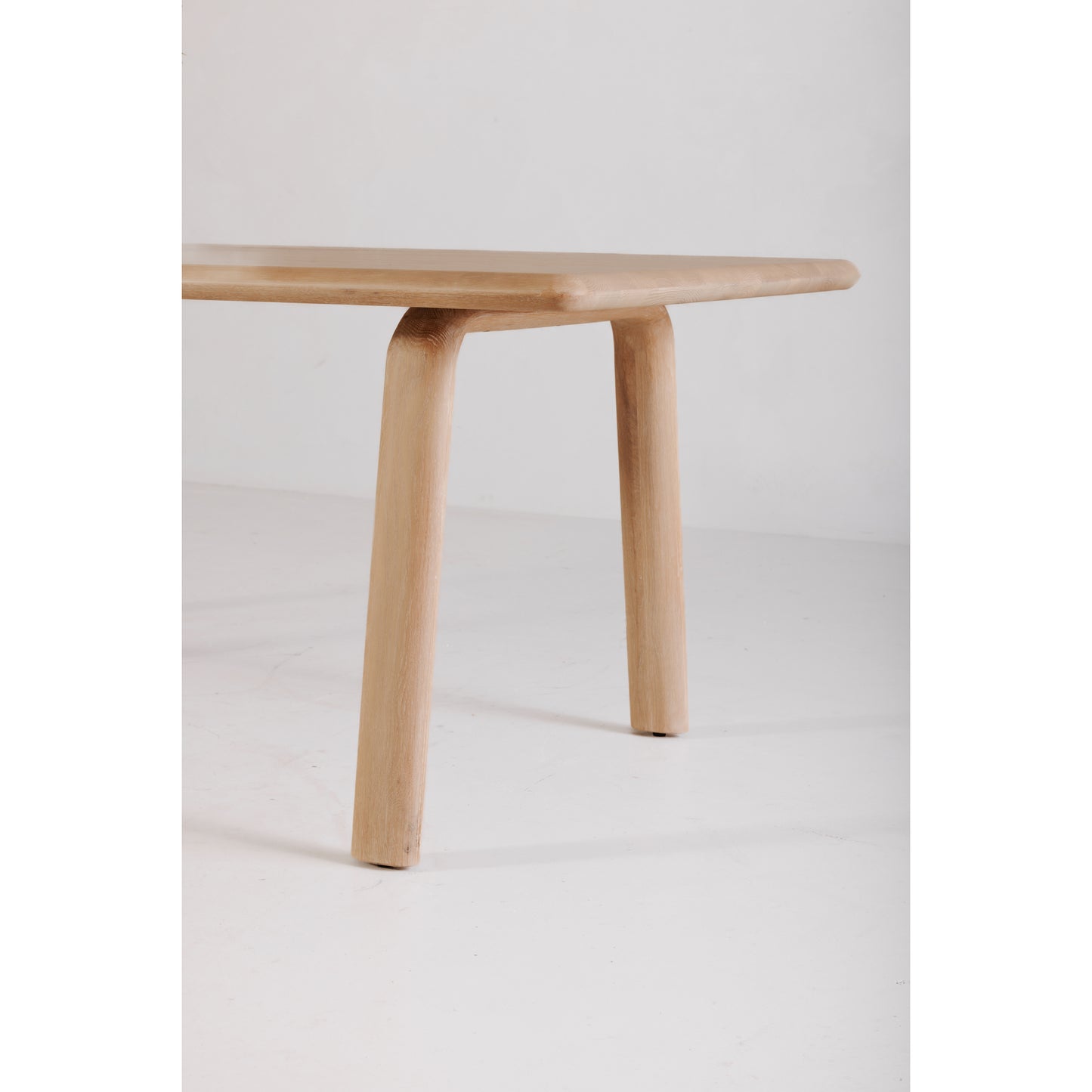 Malibu Dining Table Natural Oak by Moe's Home