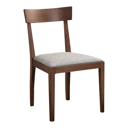 Leone Dining Chair Walnut Brown - Set Of Two