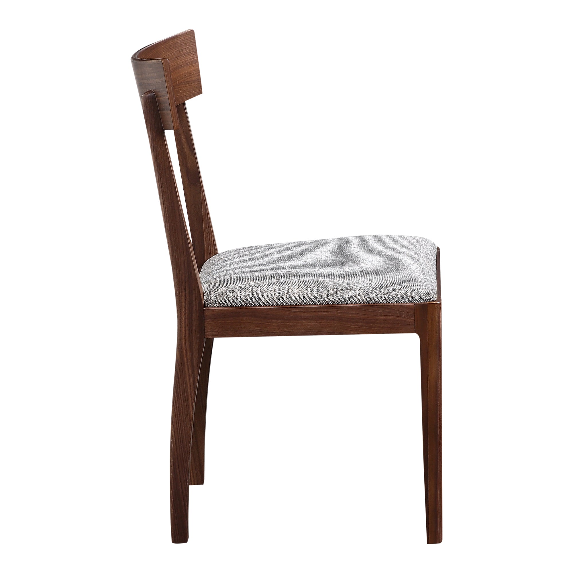 Leone Dining Chair Walnut Brown - Set Of Two