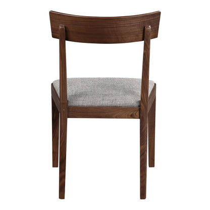 Leone Dining Chair Walnut Brown - Set Of Two