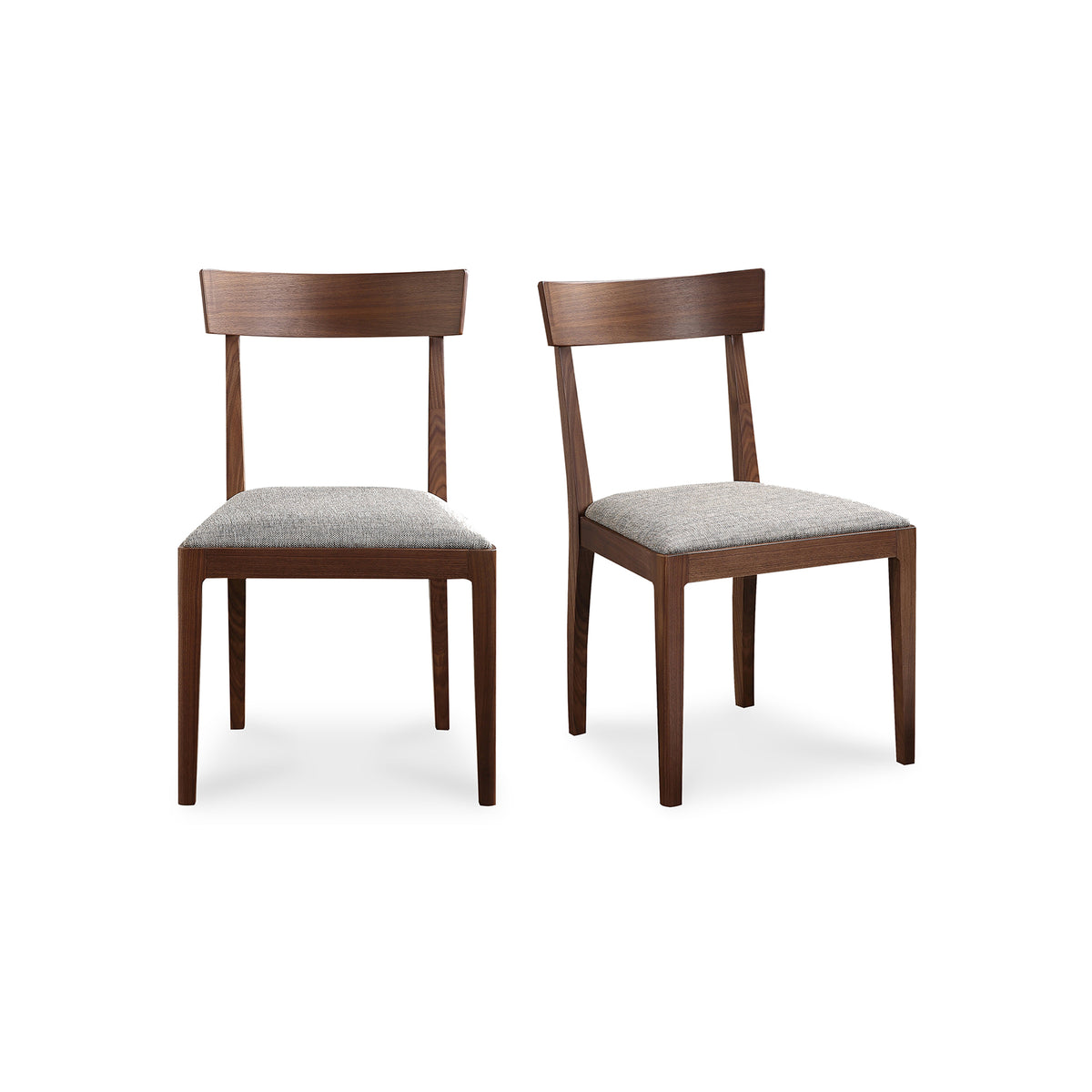 Leone Dining Chair Walnut Brown - Set Of Two by Moe's Home