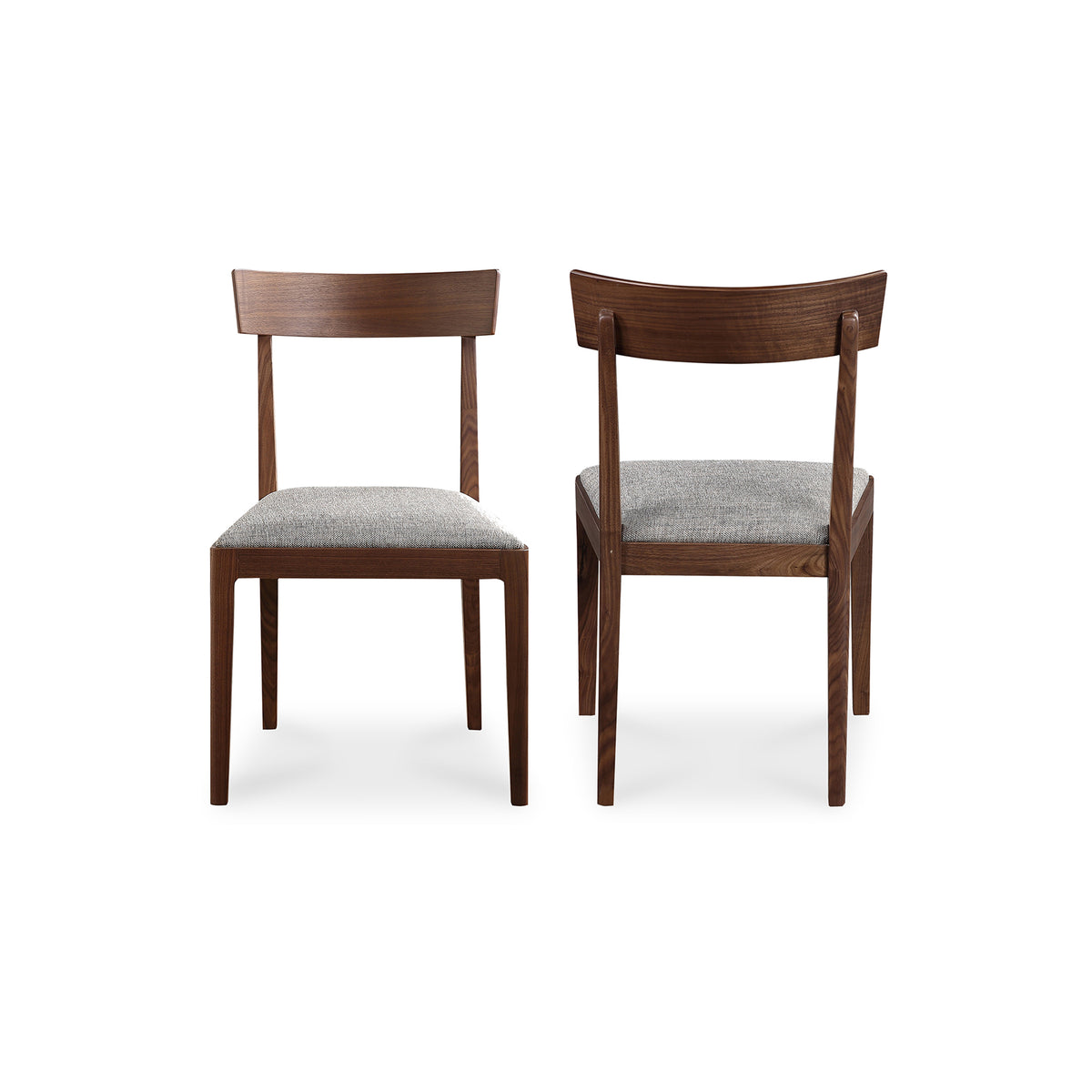 Leone Dining Chair Walnut Brown - Set Of Two by Moe's Home