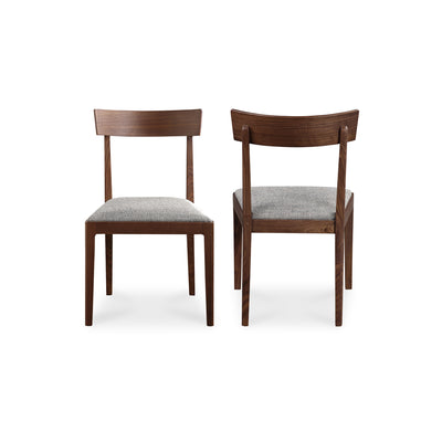 Leone Dining Chair Walnut Brown - Set Of Two by Moe's Home
