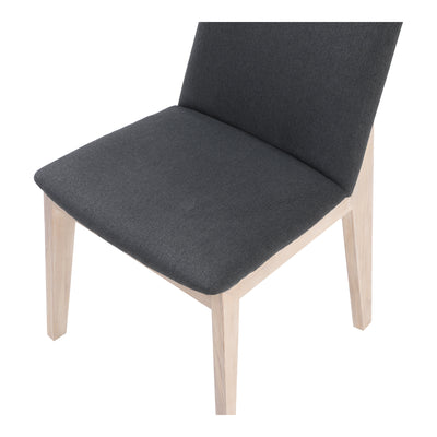 Deco Oak Dining Chair Dark Grey - Set Of Two by Moe's Home