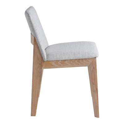 Deco Oak Dining Chair Light Grey - Set Of Two by Moe's Home
