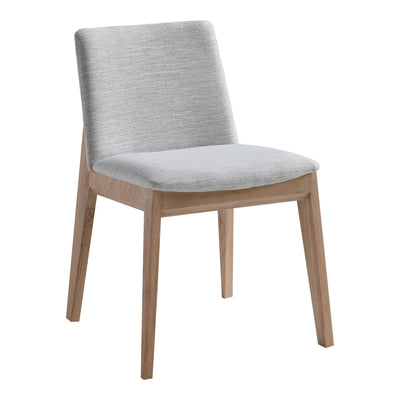 Deco Oak Dining Chair Light Grey - Set Of Two by Moe's Home