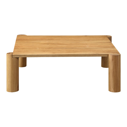 Post Coffee Table White Oak | White