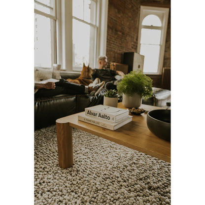 Post Coffee Table White Oak