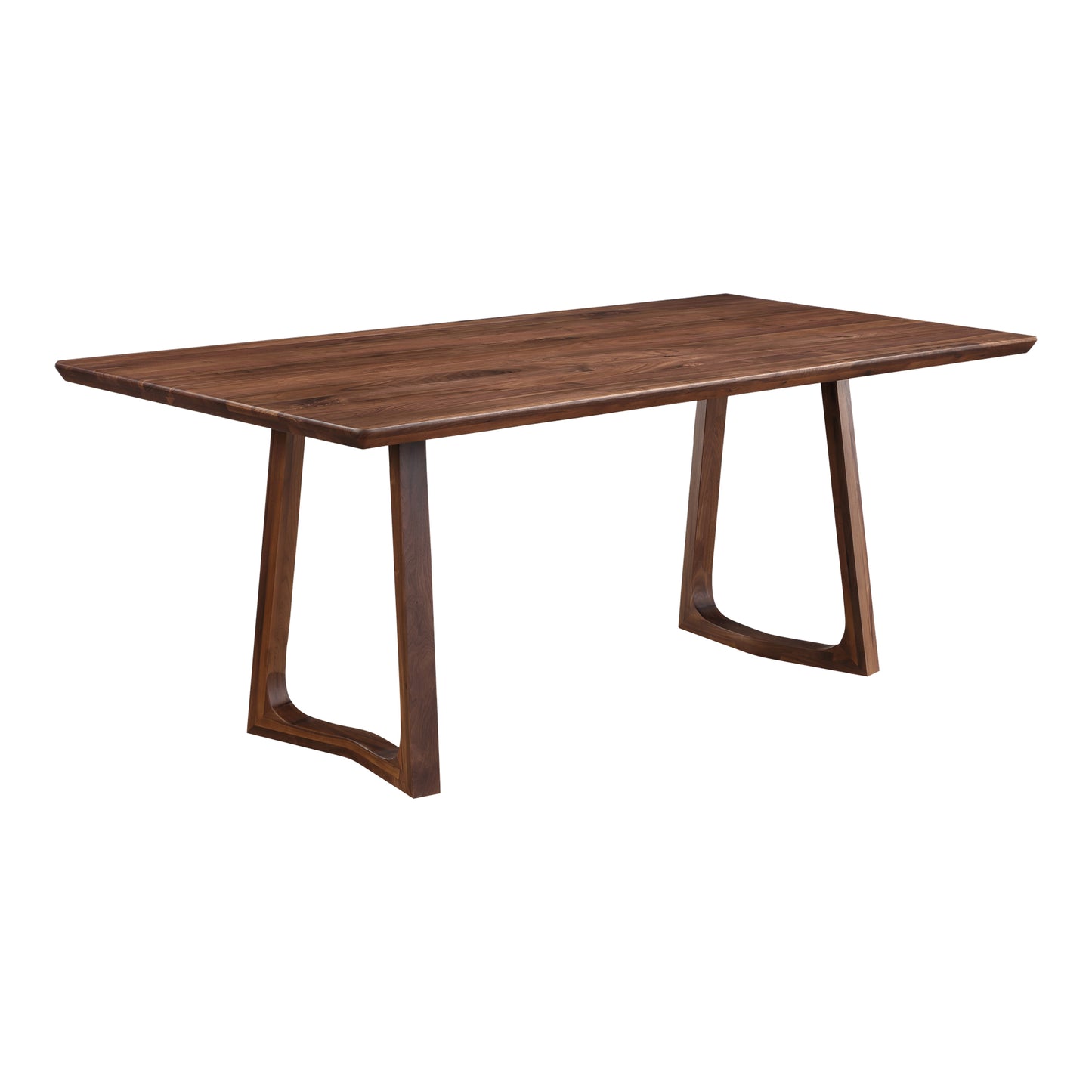 Silas Dining Table Walnut Brown by Moe's Home