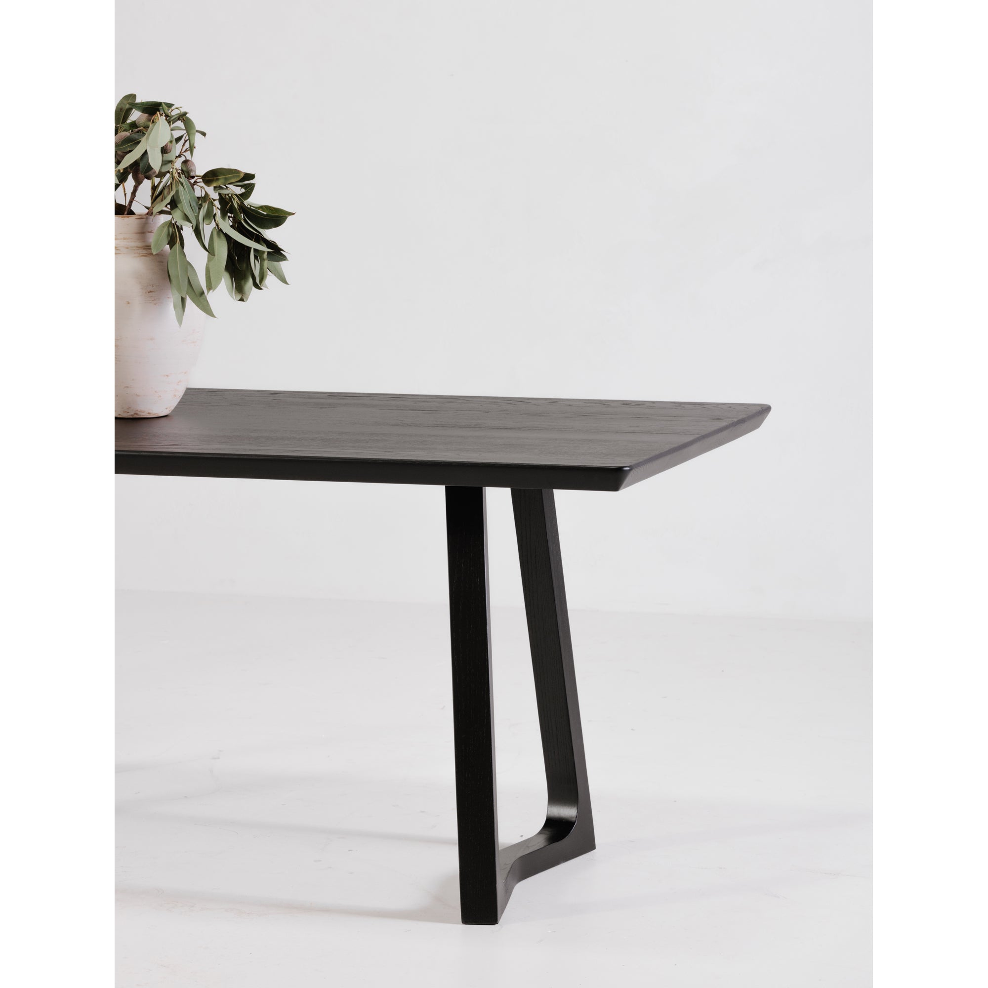 Silas Dining Table Black Ash