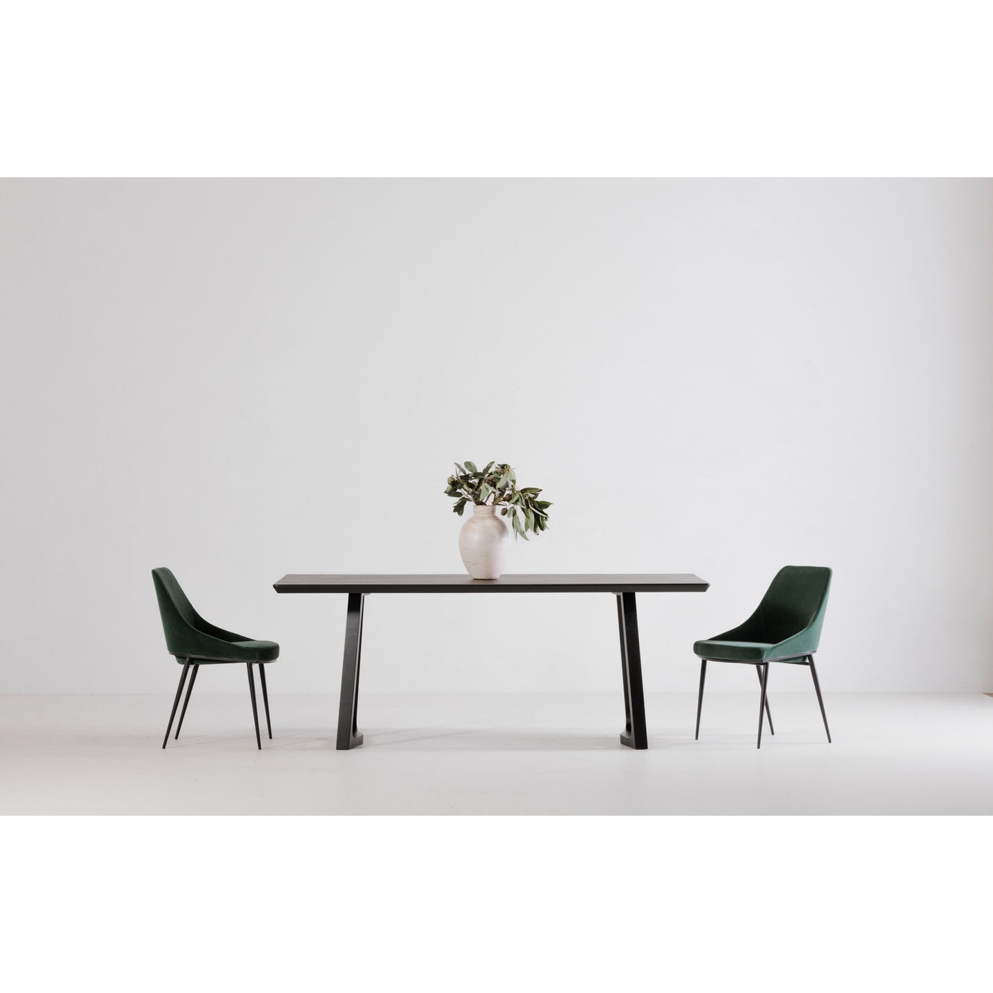 Silas Dining Table Black Ash by Moe's Home