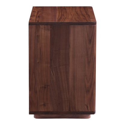 Osamu Nightstand Walnut Brown