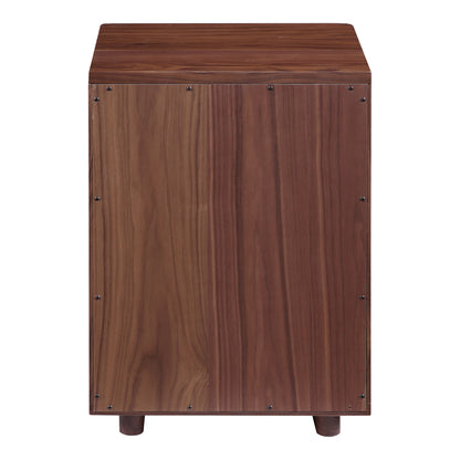 Osamu Nightstand Walnut Brown