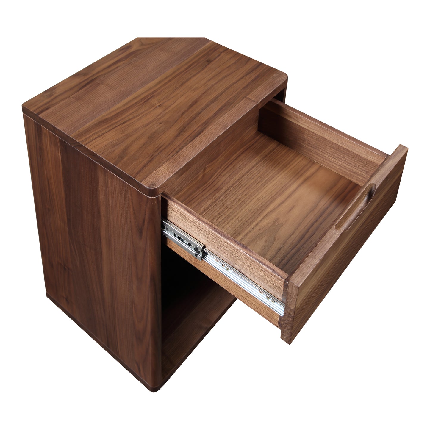 Osamu Nightstand Walnut Brown by Moe's Home