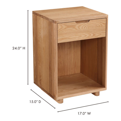 Osamu Nightstand Natural Oak